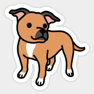 Staffordshire Terrier Sticker